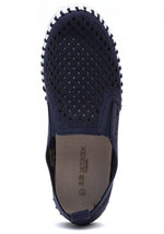 Load image into Gallery viewer, Tulip 140 - The Perforated Slip-On with Gore in Dark Indigo
