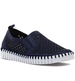 Load image into Gallery viewer, Tulip 140 - The Perforated Slip-On with Gore in Dark Indigo
