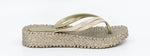 Load image into Gallery viewer, The Glitter Platform Flip Flop in Platin
