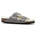 Load image into Gallery viewer, Arizona Shearling - The Birkenstock Shearling Sandal in Stone Coin
