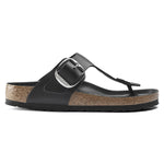 Load image into Gallery viewer, Gizeh Big Buckle  - The Birkenstock Premier Thong Sandal in Black
