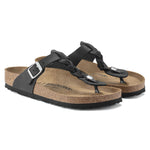 Load image into Gallery viewer, Gizeh Braid-The Birkenstock Braided Thong in Black
