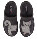 Load image into Gallery viewer, The Wool Cat Slipper in Grey
