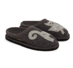 Load image into Gallery viewer, The Wool Cat Slipper in Grey
