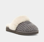 Load image into Gallery viewer, Cozy Knit- The Ugg Slipper in Charcoal
