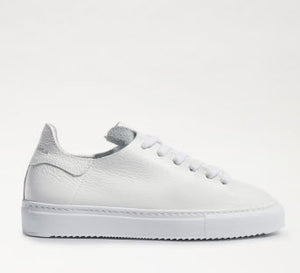 The Leather Lace Sneaker in White