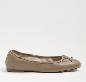 The Classic Ballet in Soft Beige Leather