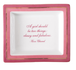 The Porcelain Jewelry Tray in Pink