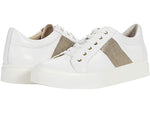 Load image into Gallery viewer, The Beaded Chain Stripe Sneaker in White
