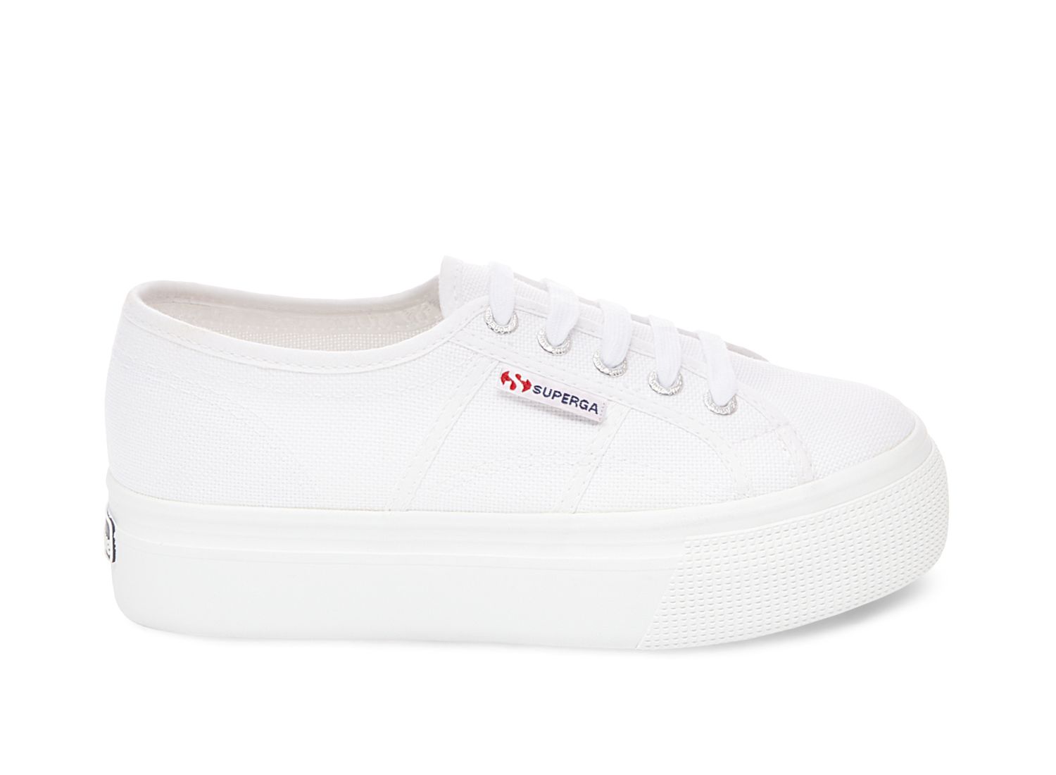 Superga - The Classic Platform Sneaker in White