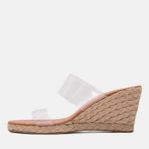 The Vinyl Espadrille in Clear