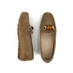 Load image into Gallery viewer, The Moccasin with Bamboo Bit in Sabbia
