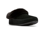Load image into Gallery viewer, The Faux Fur Trim Slippers in Black
