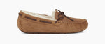 Load image into Gallery viewer, The Dakota Lace Moccasin Slipper in Chestnut
