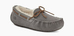 Load image into Gallery viewer, The Dakota Lace Moccasin Slipper in Pewter
