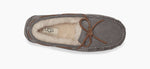 Load image into Gallery viewer, The Dakota Lace Moccasin Slipper in Pewter
