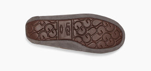 The Dakota Lace Moccasin Slipper in Pewter