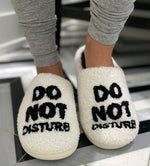 Load image into Gallery viewer, The Do Not Disturb Slippers in White
