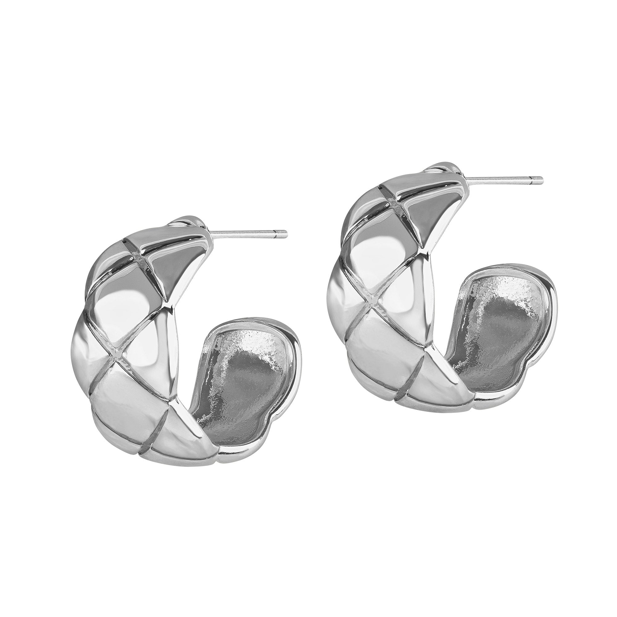 The Coco Hoops in Silver