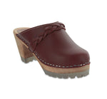 Load image into Gallery viewer, The Clog with Braid Detail in Brown

