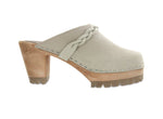 Load image into Gallery viewer, The Clog with Braid Detail in Taupe
