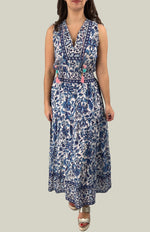 Load image into Gallery viewer, The Emily Maxi in Blue Floral
