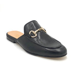 Load image into Gallery viewer, Bitmule - The Loafer Mule with Bit in Black
