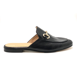 Bitmule - The Loafer Mule with Bit in Black