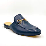 Load image into Gallery viewer, Bitmule - The Loafer Mule with Bit in Navy
