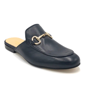 Bitmule - The Loafer Mule with Bit in Navy