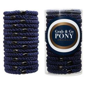 The Grab & Go Ponytail Holders in Navy