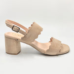 Load image into Gallery viewer, Scallop 2 - The Perfect Sandal in Nude
