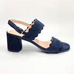 Load image into Gallery viewer, Scallop 2 - The Perfect Sandal in Navy
