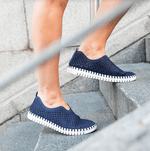 Load image into Gallery viewer, Tulip 139 - The On-The-Go Slip-On in Dark Indigo

