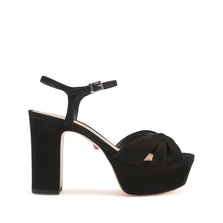The Platform Sandal in Black