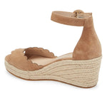 Load image into Gallery viewer, The Scallop Mid Espadrille Sandal
