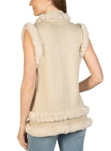 The Knit Vest in Oatmeal