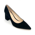 Load image into Gallery viewer, The Block Heel Pointed Pump in Black
