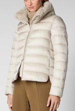 Load image into Gallery viewer, The Mei Puffer in Rainy Beige
