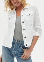 Load image into Gallery viewer, The Linen Jacket in White
