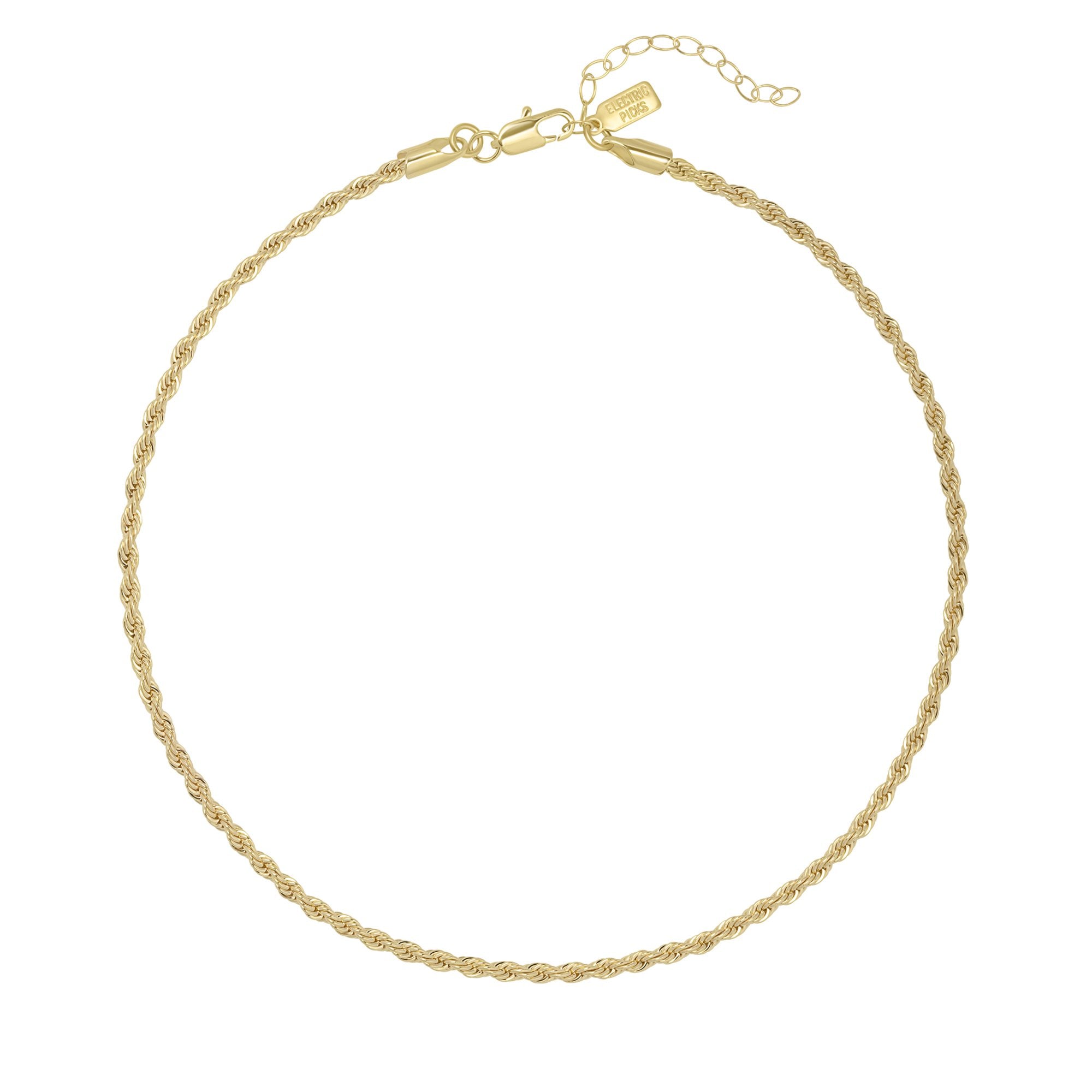 The Small Harper 3MM Necklace in Gold