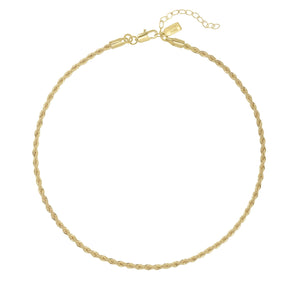 The Small Harper 3MM Necklace in Gold
