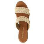 Load image into Gallery viewer, The Raffia 2 Band Espadrille in Sand

