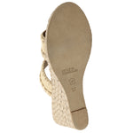 Load image into Gallery viewer, The Raffia 2 Band Espadrille in Sand
