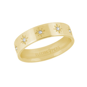 The Starry Eyed Ring in Gold