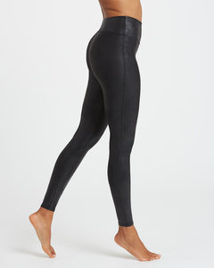 The Faux Leather Legging in Black