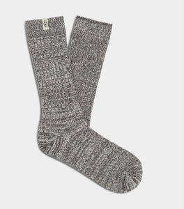 The Slouchy Rib Knit Socks in Nightfall