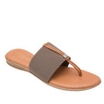 Load image into Gallery viewer, The Elastic Thong Sandal in Taupe

