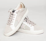 Load image into Gallery viewer, The Star Lace Dot Embossed Sneaker in Silver Multi
