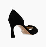 Load image into Gallery viewer, The Crystal Buckle D&#39;Orsay Pump in Black
